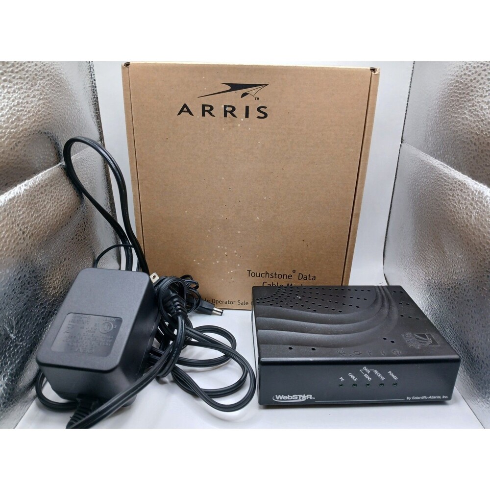 ARRIS SB6183 Surfboard 16x4 DOCSIS 3.0 Cable Modem - Black - Tested And Works